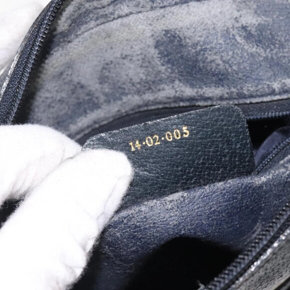 GUCCI GG Supreme Sherry Line Shoulder Bag PVC Navy Gold 14 02 005 Auth BA1764 - Picture 12 of 15